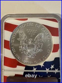 2020 P NGC GEM BU United States Mint. 999 Silver Eagle Emergency Production