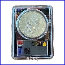 2020-P Silver Eagle PCGS-MS70 Emergency Issue FDOI Empire State Building Label
