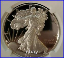 2020 S Ngc Proof Pf70 Ultra Cameo Early Releases Silver Eagle Type 1 Flawless $1