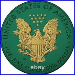 2020 Space Green 1 oz American Silver Eagle $1 Coin Space Metals (RARE)