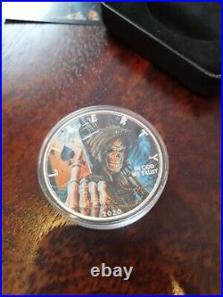 2020 USA $1 American Eagle Ace Of Death 1 Oz. 999 Silver Coin