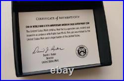 2020 US Mint American Silver Eagle Proof End of WW2 v75 Coin