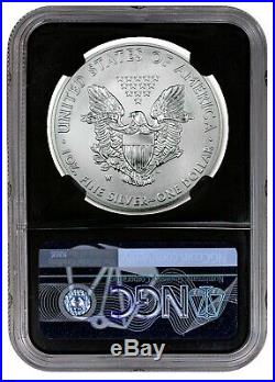 2020 W $1 burnished silver eagle NGC MS70 john Mercanti LAST YEAR OF ISSUE