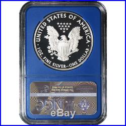 2020-W Proof $1 American Silver Eagle 3pc. Set NGC PF70UC FDI Trump Label Red Wh