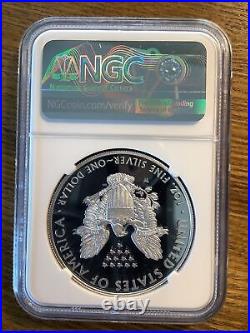 2020 W Silver Eagle PF70 Ultra Cameo Trump Label