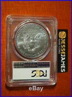 2020 (p) Silver Eagle Pcgs Ms70 Fs Emergency Issue Struck At Philadelphia Label