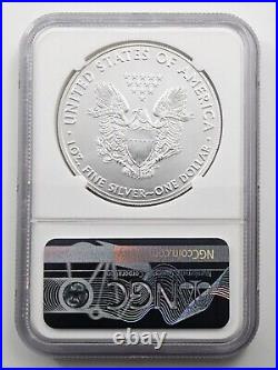 2021 $1 American Silver Eagle 1oz Coins Type-1 NGC MS70 E. R. Mercanti Signed