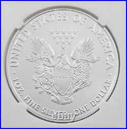 2021 $1 American Silver Eagle 1oz Coins Type-1 NGC MS70 E. R. Mercanti Signed