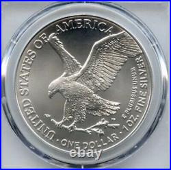 2021 $1 Silver Eagle 1 oz. 999 Silver dollar Type 2 (PCGS-MS70) First Strike