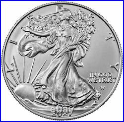 2021 $1 Silver Eagle Dollar Type-2 First Day of Issue NGC MS70 Bullion Coin