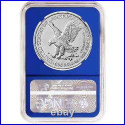 2021 $1 Type 2 American Silver Eagle 3pc Set NGC MS70 Black Label Red White Blue
