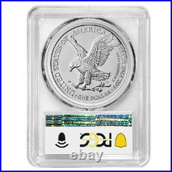 2021 $1 Type 2 American Silver Eagle PCGS MS70 First Day of Production Label