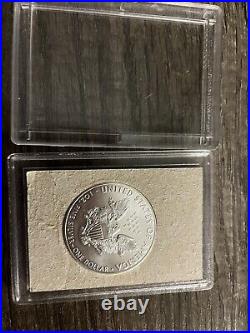 2021 1 oz American Silver Eagle Coin (BU, Type 1) Qt-2