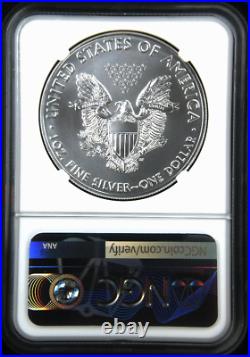 2021 American Heraldic Silver Eagle T-1 1-oz Ngc Fdoi Ms 70 Trump Label Top Pop