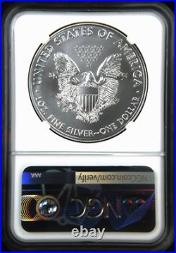 2021 American Heraldic Silver Eagle T-1 1-oz Ngc Fdoi Ms 70 Trump Label Top Pop