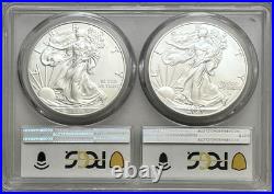 2021 American Silver Eagle PCGS MS 69 Type 1 & Type 2 Set Eagle Label 2021 American Silver Eagle PCGS MS 69 Type 1 & Type 2 Set Eagle Label