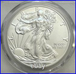 2021 American Silver Eagle PCGS MS 69 Type 1 & Type 2 Set Eagle Label 2021 American Silver Eagle PCGS MS 69 Type 1 & Type 2 Set Eagle Label