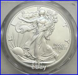 2021 American Silver Eagle PCGS MS 69 Type 1 & Type 2 Set Eagle Label 2021 American Silver Eagle PCGS MS 69 Type 1 & Type 2 Set Eagle Label