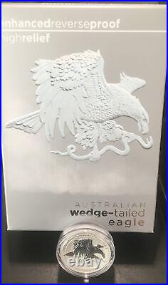 2021 Enhanced Reverse Proof AUSTRALIAN Wedge-Tailed Eagle 1oz Silver #2600/5K