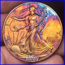 2021 MONSTER Toned 1 OZ American Silver Eagle