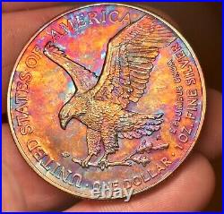 2021 MONSTER Toned 1 OZ American Silver Eagle