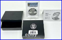 2021 S PROOF SILVER EAGLE PCGS PR69 DCAM TYPE 2 FIRST STRIKE, GOLD SHIELD WithOGP