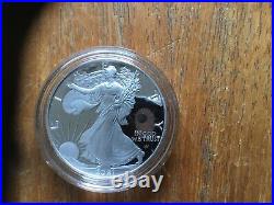 2021 S Proof American Silver Eagle Type 2 In Hand
