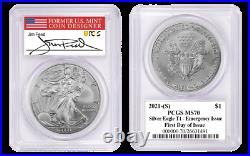 2021 (S) Silver Eagle PCGS MS70 First Day of Issue Jim Peed Emergency Issue