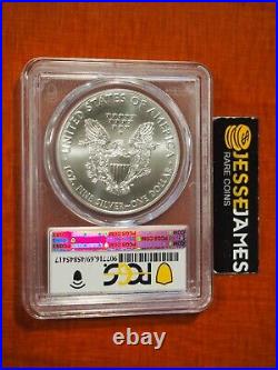 2021 Silver Eagle Pcgs Ms69 Dusk And At Dawn 455th To Last Coin Struck Type 1