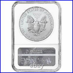 2021 (W) $1 American Silver Eagle 3pc. Set NGC MS70 FDI First Label Red White Bl