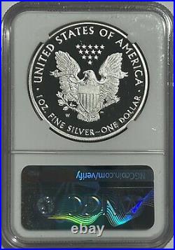 2021 W $1 Ngc Pf70 Er Ucam Early Release Proof Silver Eagle Heraldic T-1 35th Lb