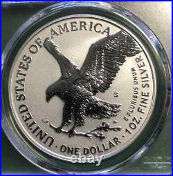 2021 W + 2021 S US Eagles PCGS PR-70-Design Edition- Dual-slab, very rare