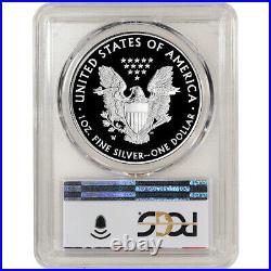 2021 W American Silver Eagle Proof PCGS PR70 DCAM First Strike Red Flag Label