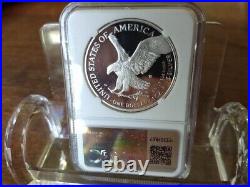 2021-W Proof American Silver Eagle T-2 Eagle Landing NGC PF 69 Ultra Cameo