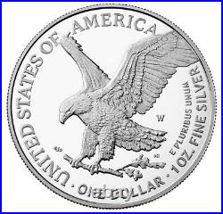 2021 W Proof Silver Eagle, Eagle Landing T-2, Purchased Directly From Us Mint