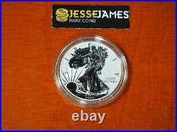 2021 W Reverse Proof Silver Eagle From Designer Edition Set One Coin In Cap