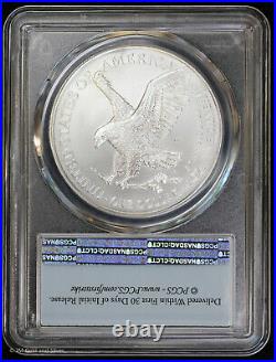 2021 W Type 2 Burnished American Silver Eagle PCGS SP 70 First Strike T-2