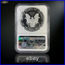 2021-w Proof American Silver Eagle Ngc Pf70 Ultra Cameo Type 1