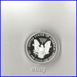 2021 w proof silver American eagle- type 1 (21EA)