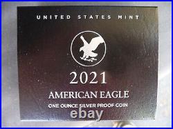 2021 w silver proof American Eagle type 2 (21EAN)