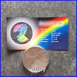 2022 1OZ Silver US American Bald Eagle Rainbow Liberty ONLY 250 Black Ruthenium3 2022 1OZ Silver US American Bald Eagle Rainbow Liberty ONLY 250 Black Ruthenium3