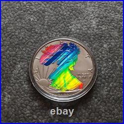 2022 1OZ Silver US American Bald Eagle Rainbow Liberty ONLY 250 Black Ruthenium3 2022 1OZ Silver US American Bald Eagle Rainbow Liberty ONLY 250 Black Ruthenium3