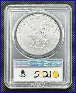 2022 $1 American 1oz 999 Fine Silver Eagle Type-2 FDOI PCGS MS70 graded coin