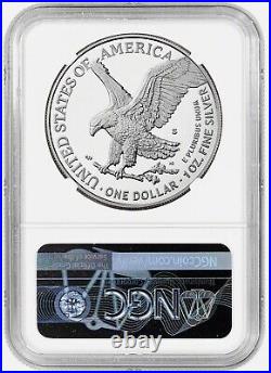 2022 S American Silver Eagle Proof NGC PF70 UCAM, First Day Issue FDI