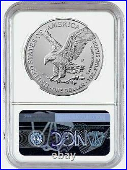 2022 W NGC MS69 Burnished American Silver Eagle mountain PRE SALE