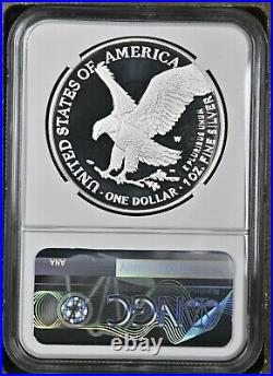 2022 W NGC PF70 $1 FIRST DAY OF ISSUE Silver Eagle CONGRATULATIONS SET, FDI %%