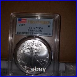 2022(W) Silver Eagle, 1st Strike PCGS MS70