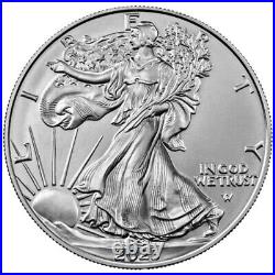 2023 1 oz American Silver Eagle Coin (BU). 999 Fine (Lot of 40) Ships Fast