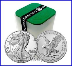 2023 1 oz American Silver Eagle Coin (BU). 999 Fine (Lot of 60) In Stock