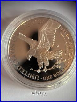 2023 American Eagle, One Ounce Silver Proof Coin, 0.999 Silver. Mint Condition 2023 American Eagle, One Ounce Silver Proof Coin, 0.999 Silver. Mint Condition